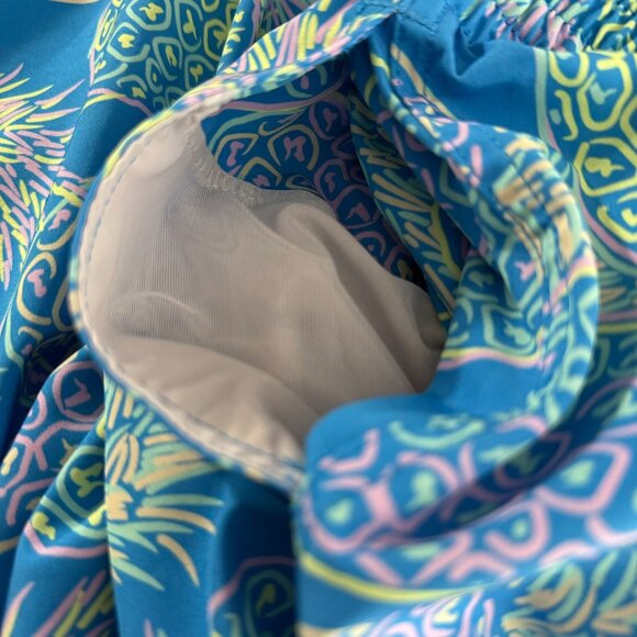 Chubbies‎ The Bay Breezes Swim Trunks Shorts Mens XL Pineapple Blue SS-1859 - Picture 6 of 9